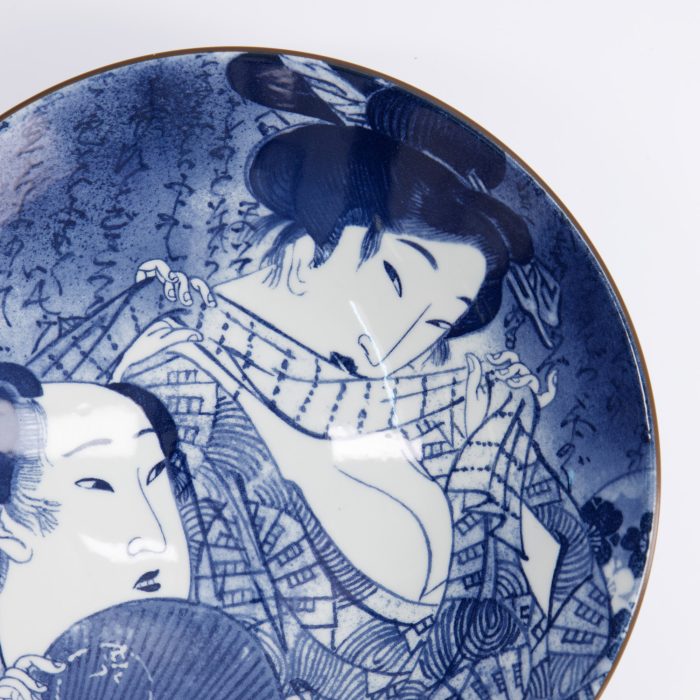 Tokyo Design Studio - Mixed Bowls - Bol à ramen - Ukiyoe - Bleu/Blanc - 24,5x7,5cm - 1400ml – Image 4