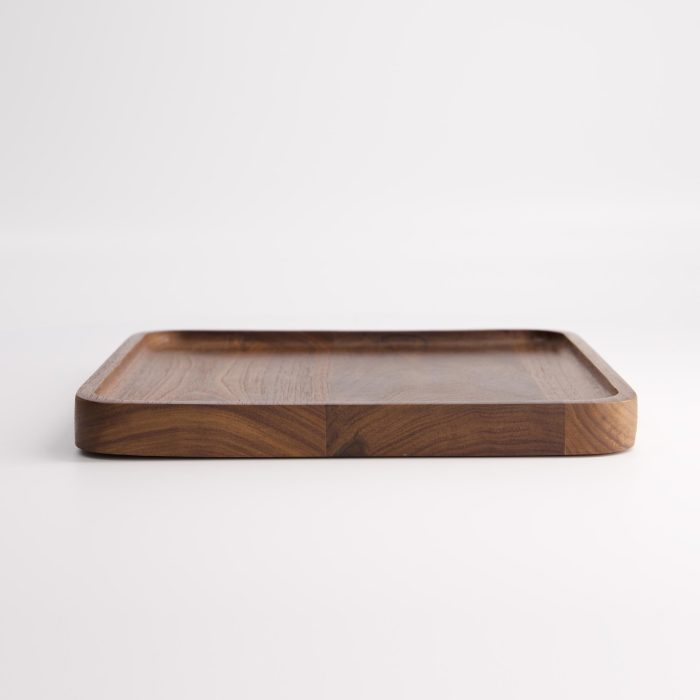 Tokyo Design Studio - Noyer - Plateau en Bois - 23x23x2cm – Image 3
