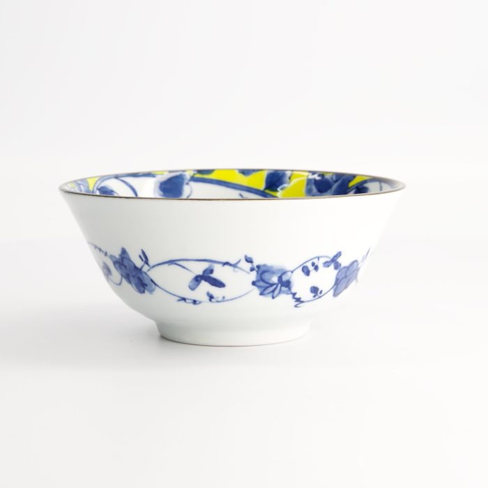 Tokyo Design Studio - Botan - Tayo Bol - Jaune/Bleu - 15,2x6,7cm – Image 3