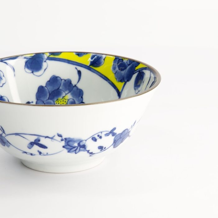 Tokyo Design Studio - Botan - Tayo Bol - Jaune/Bleu - 15,2x6,7cm – Image 4