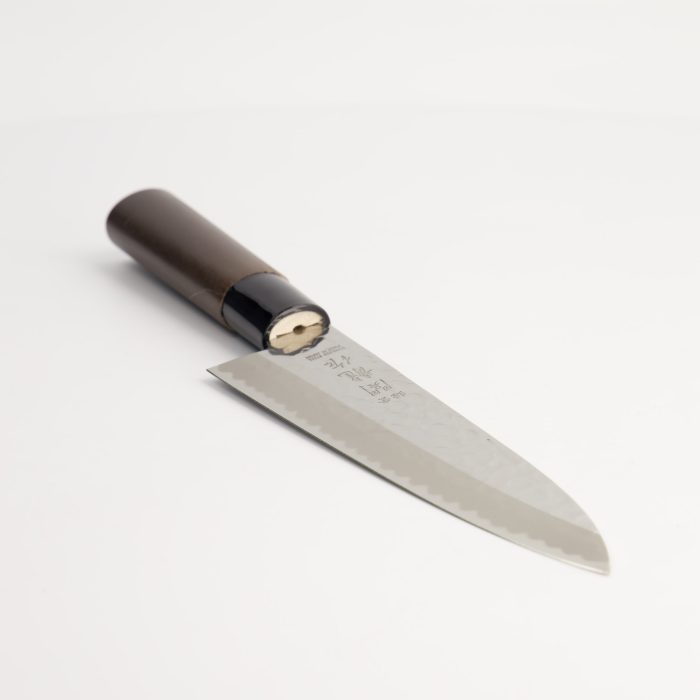 Couteau de Chef Gyuto - Acier Inoxydable - Style Forgé - 18 cm – Image 4
