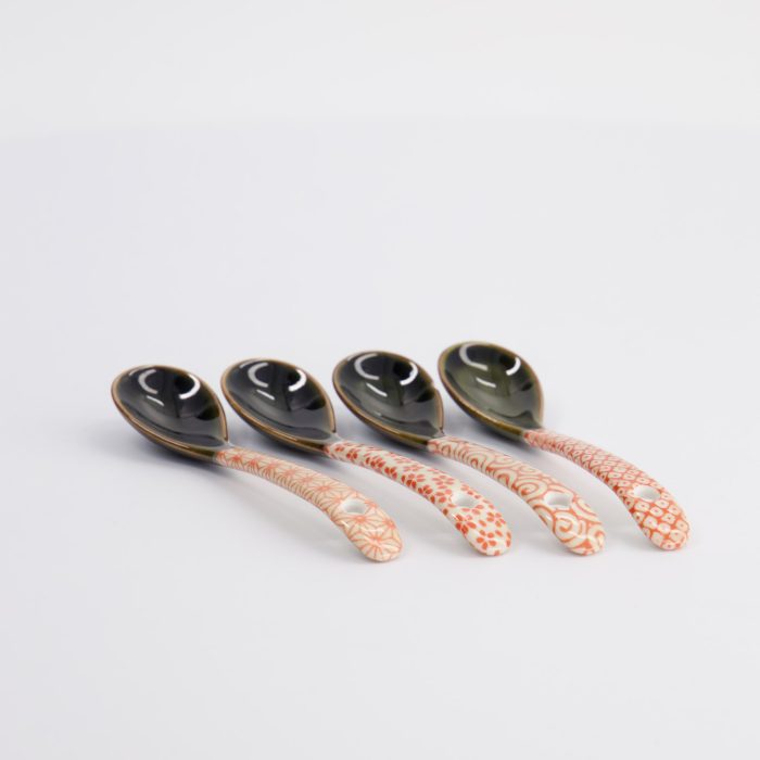 Tokyo Design Studio - Set de 4 Cuillères - Rouge – Image 3