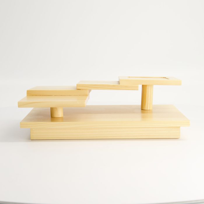 Tokyo Design Studio - Geta en Bois pour Sushi Carré - Design Échelle - 25,4x17x8,2cm – Image 5