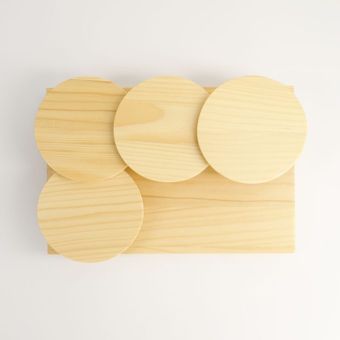 Tokyo Design Studio - Sushi Geta en Bois - Escaliers Ronds - Design - 26,3x18,4x8,7 cm – Image 3