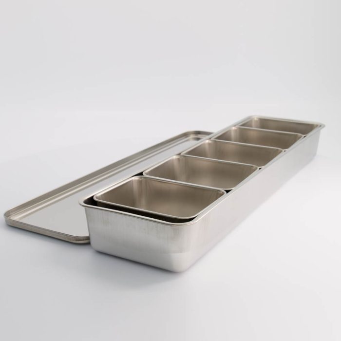 Tokyo Design Studio - Conteneur à Épices - Acier Inoxydable - 5 pièces - 51,4x15,5x6,3 cm – Image 2