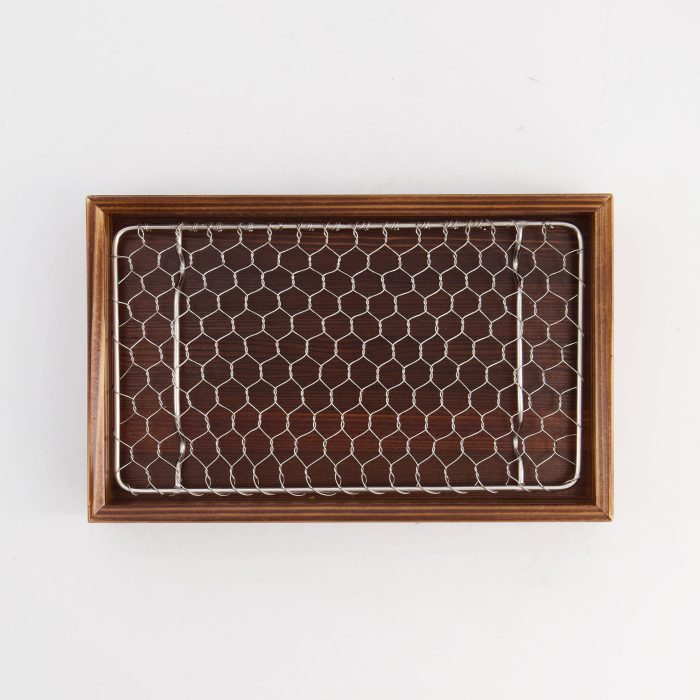 Tokyo Design Studio - Présentation en Bois pour Tempura avec Filet - 20x12,4x4cm – Image 3