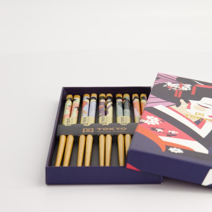 Tokyo Design Studio - Baguettes - Coffret Cadeau/5 - Geisha – Image 3