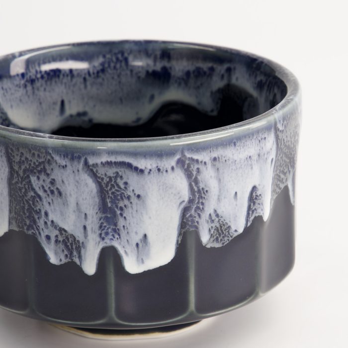 Tokyo Design Studio - Bol à Matcha Artisanal - Vert/Bleu - 11.5x7.5cm - 400ml – Image 4