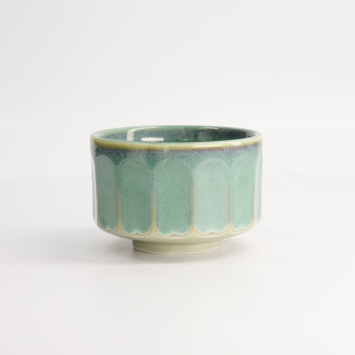 Tokyo Design Studio - Bol à Matcha Artisanal - Blanc/Aqua - 11,5x7,5cm - 400ml – Image 3
