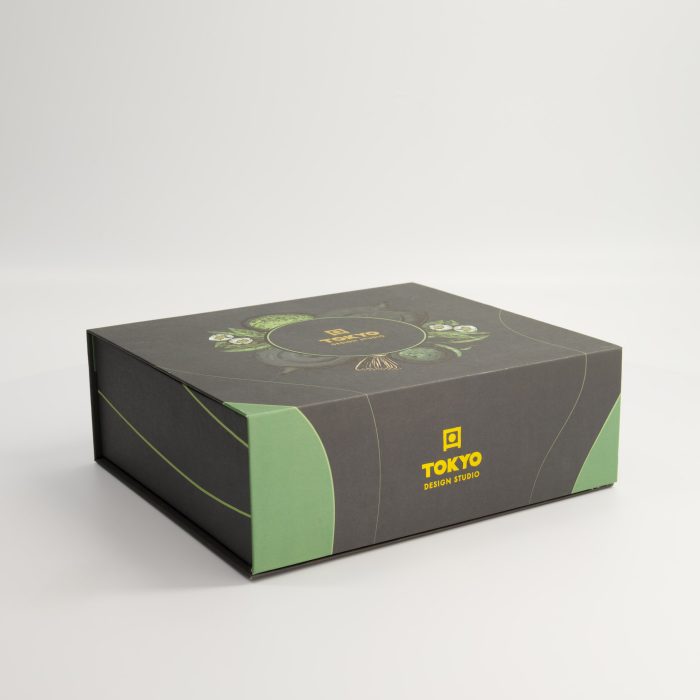 Tokyo Design Studio - Boîte cadeau en papier - Matcha - 4 pièces - 23,3x20,7x8cm – Image 2