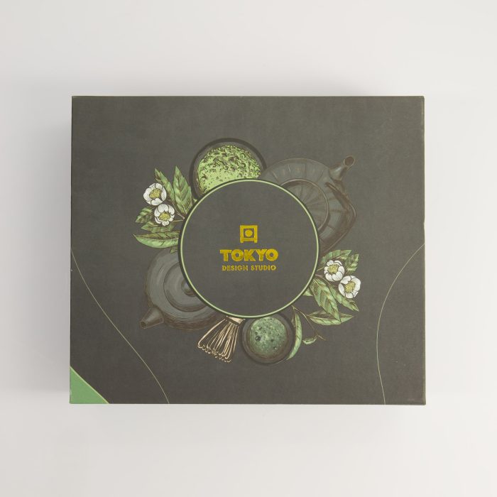 Tokyo Design Studio - Boîte cadeau en papier - Matcha - 4 pièces - 23,3x20,7x8cm – Image 3