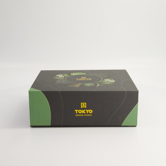 Tokyo Design Studio - Boîte cadeau en papier - Matcha - 4 pièces - 23,3x20,7x8cm – Image 4