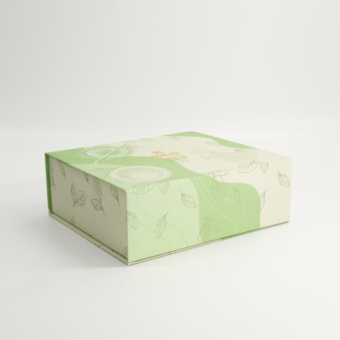 Tokyo Design Studio - Boîte Cadeau en Papier - Matcha Vert - 4 pièces - 23,3x20,7x8cm – Image 2