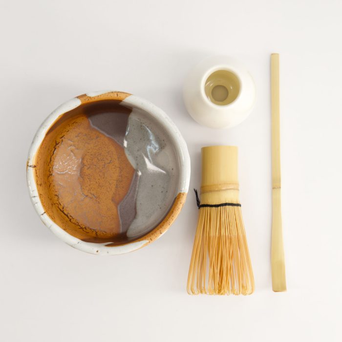 Tokyo Design Studio - Coffret Cadeau Matcha - Kanegin Marron - 11x8cm - 4 pièces – Image 3