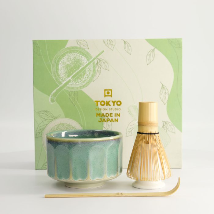 Tokyo Design Studio - Coffret Matcha - Kanegin Vert - 4 pièces - 11x8cm – Image 2