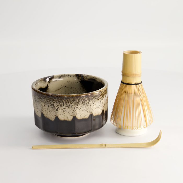 Tokyo Design Studio - Coffret Cadeau Matcha - Kanegin Noir - 11x8cm - 4 pièces – Image 3