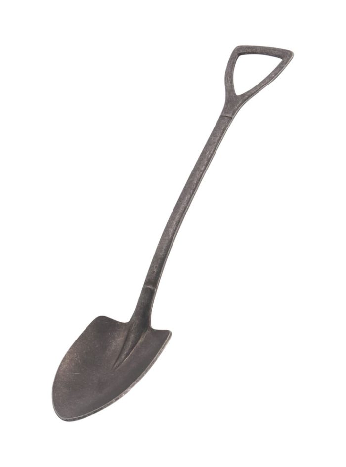 Cuillère Pelle Vintage Noir LL - 18,5 cm