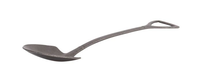 Cuillère Pelle Vintage Noir L - 17,5 cm – Image 6