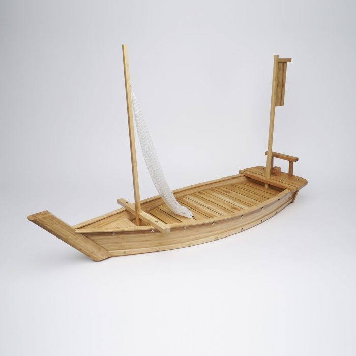 Bateau à Sushi en Bambou - 120 cm