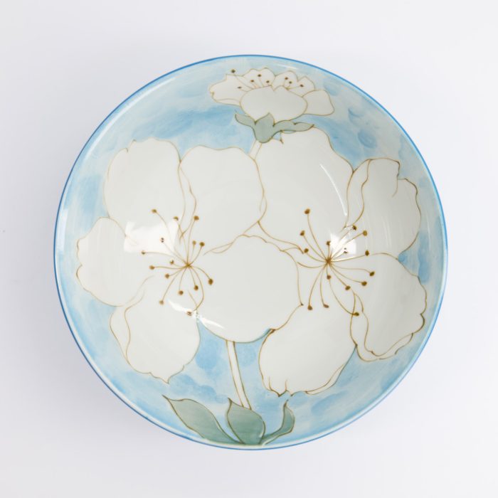 Tokyo Design Studio - Sakura - Bol à Ramen - Bleu - 19,5x7,5cm - 1100ml – Image 2