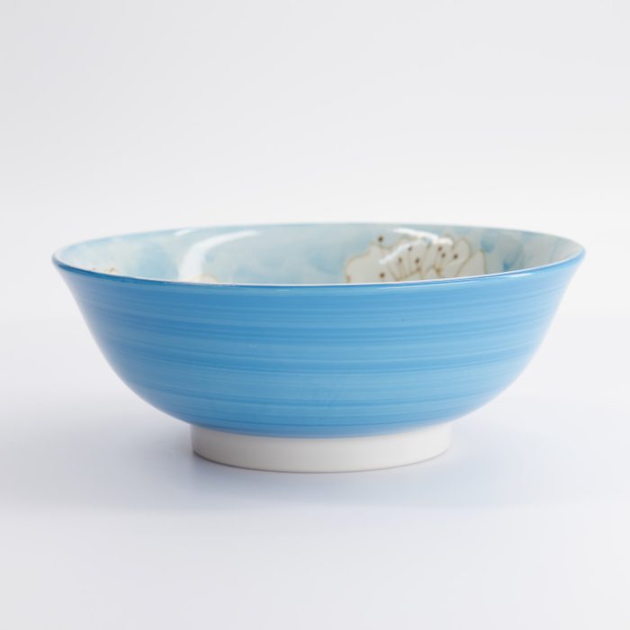 Tokyo Design Studio - Sakura - Bol à Ramen - Bleu - 19,5x7,5cm - 1100ml – Image 3