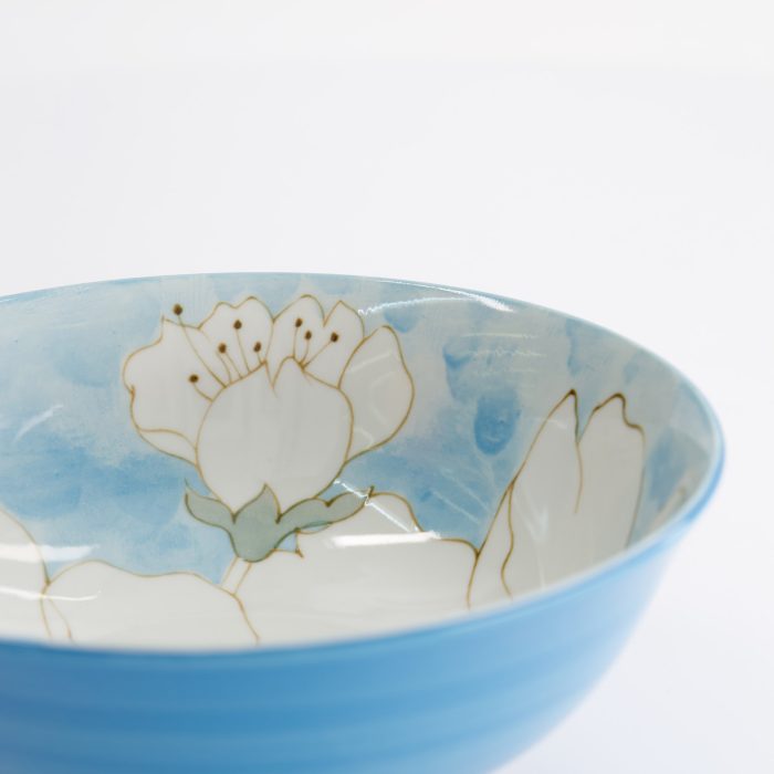 Tokyo Design Studio - Sakura - Bol à Ramen - Bleu - 19,5x7,5cm - 1100ml – Image 4