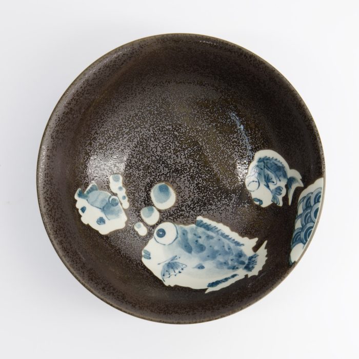 Tokyo Design Studio - Kawaii - Bols à Ramen - 19.5x7.5cm - Poisson-globe - Marron – Image 4