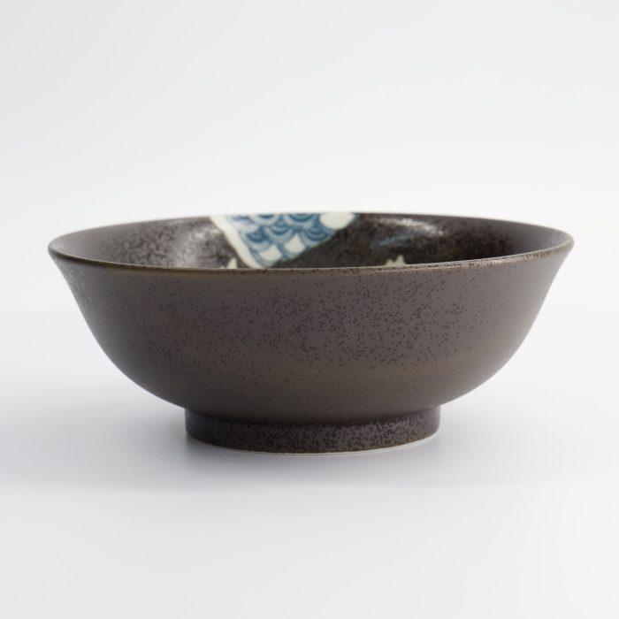 Tokyo Design Studio - Kawaii - Bols à Ramen - 19.5x7.5cm - Poisson-globe - Marron – Image 3