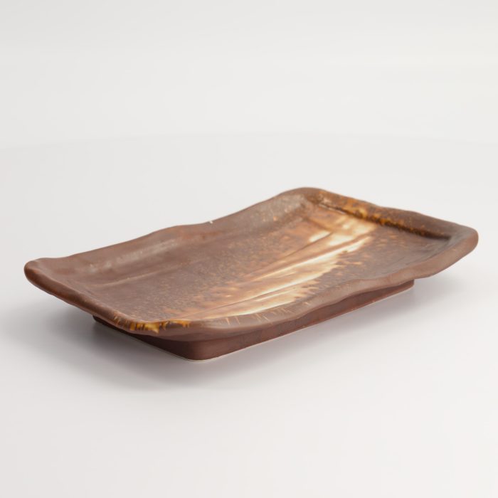 Tokyo Design Studio - Grande Assiette - Marron/Blanc - 21x13x3cm – Image 3
