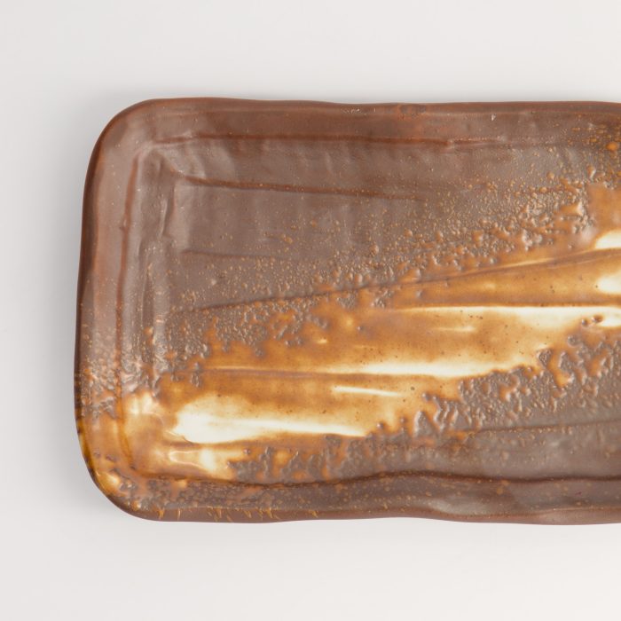 Tokyo Design Studio - Grande Assiette - Marron/Blanc - 21x13x3cm – Image 4
