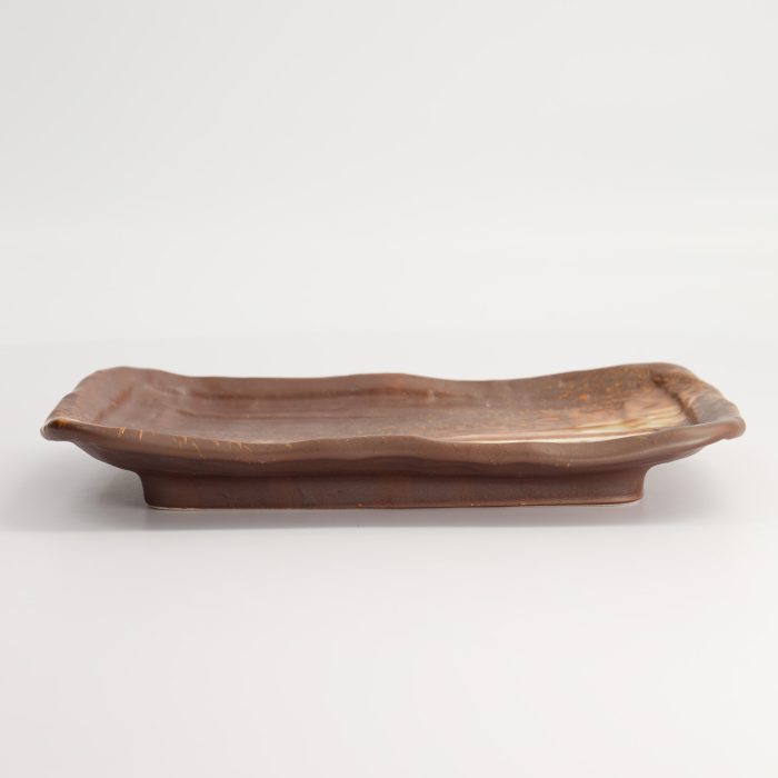 Tokyo Design Studio - Grande Assiette - Marron/Blanc - 21x13x3cm – Image 5