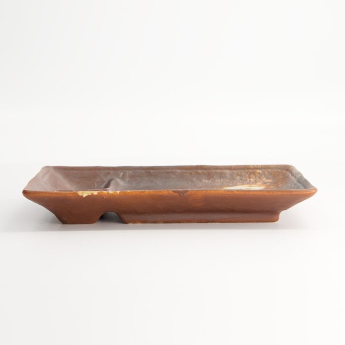 Tokyo Design Studio - Assiette Divisée - Marron/Blanc - 21x13x2,5cm – Image 3