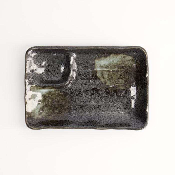 Tokyo Design Studio - Assiette Divisée - Noir - 17x11x2,5cm – Image 2