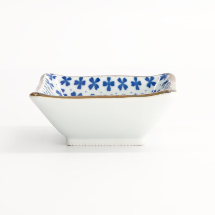 Assiette Carrée Fleur Sakura Japonaise - 8,5x3 cm – Image 3