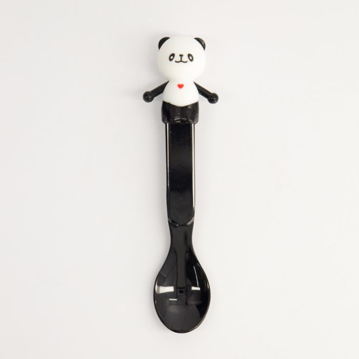 Cuillère pour Enfants Panda - Noir - 16,5 cm – Image 3