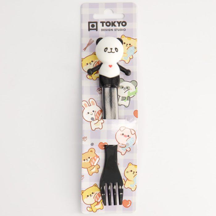 Fourchette pour Enfants Panda - Noir - 16,5 cm