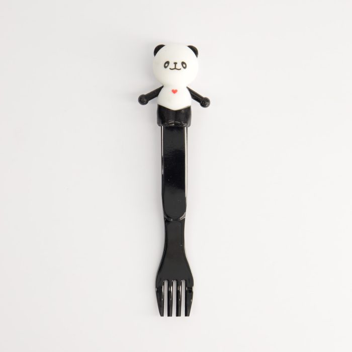 Fourchette pour Enfants Panda - Noir - 16,5 cm – Image 3