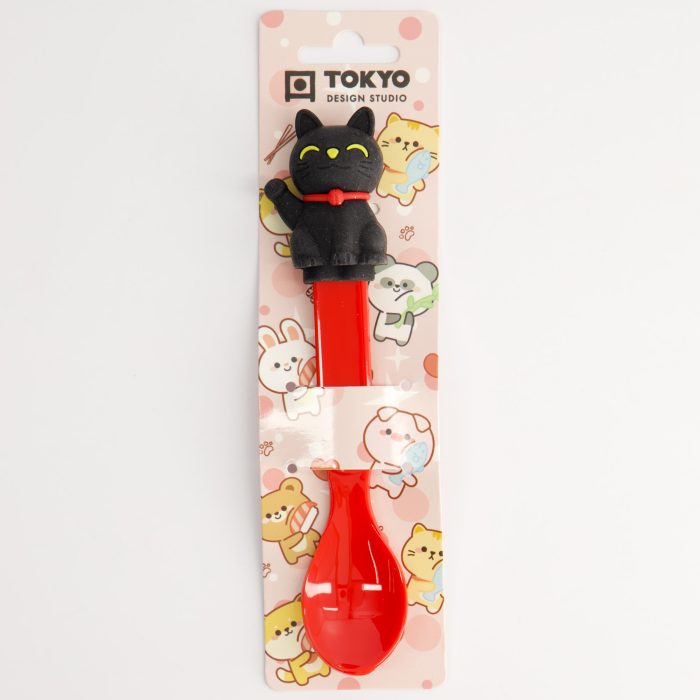 Cuillère pour Enfants Chat - Noir - 16,5 cm