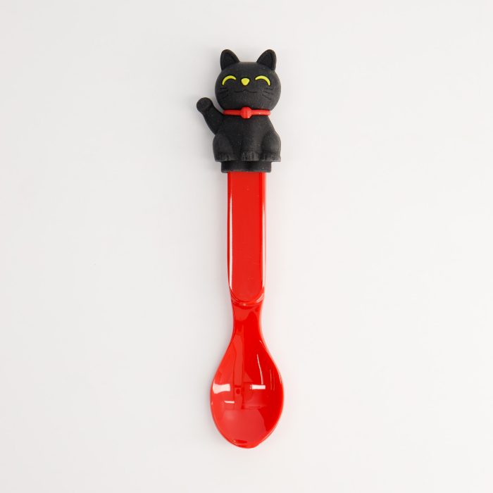 Cuillère pour Enfants Chat - Noir - 16,5 cm – Image 2