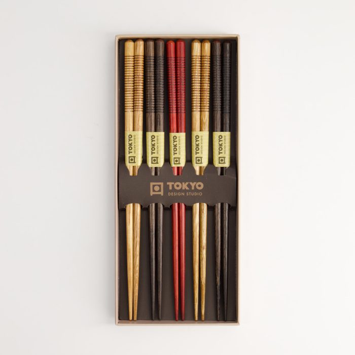 Tokyo Design Studio - Baguettes - Coffret Cadeau/5 - Anneaux – Image 3