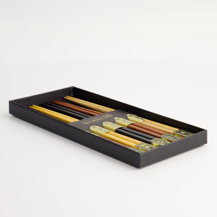 Tokyo Design Studio - Coffret de Baguettes en Bois - 5 paires – Image 5