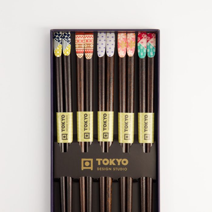 Tokyo Design Studio - Baguettes - Coffret Cadeau/5 - Bois – Image 6