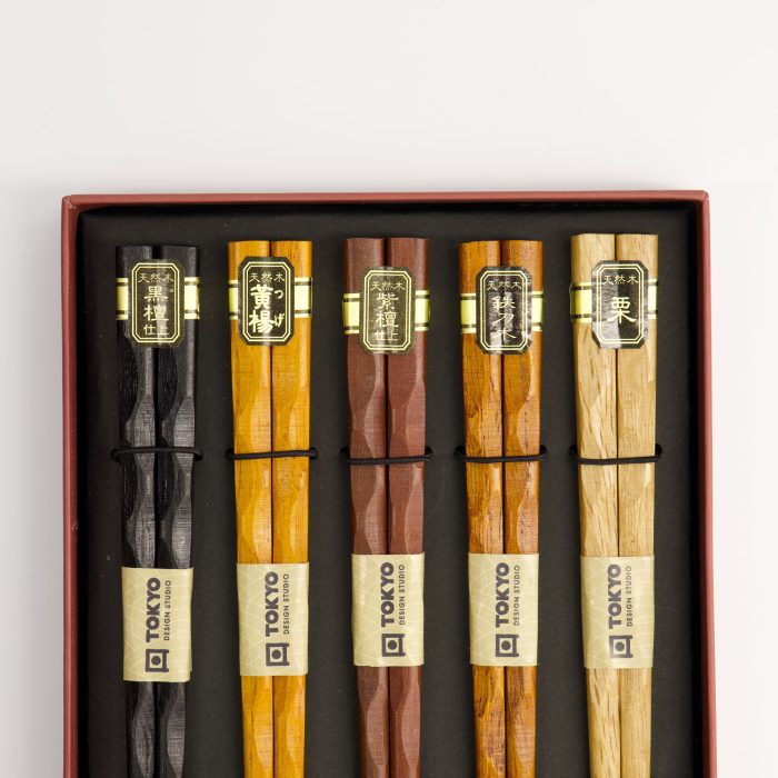 Tokyo Design Studio - Baguettes - Coffret Cadeau/5 - Bois – Image 6