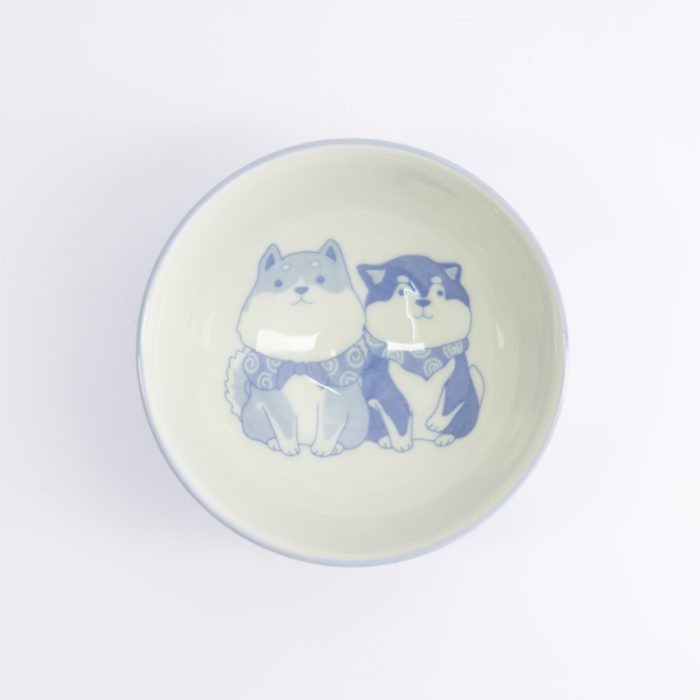 Tokyo Design Studio - Kawaii - Bol à Riz - Multi Shiba-Chien - 11.5x6.3cm - 300ml - Bleu – Image 2