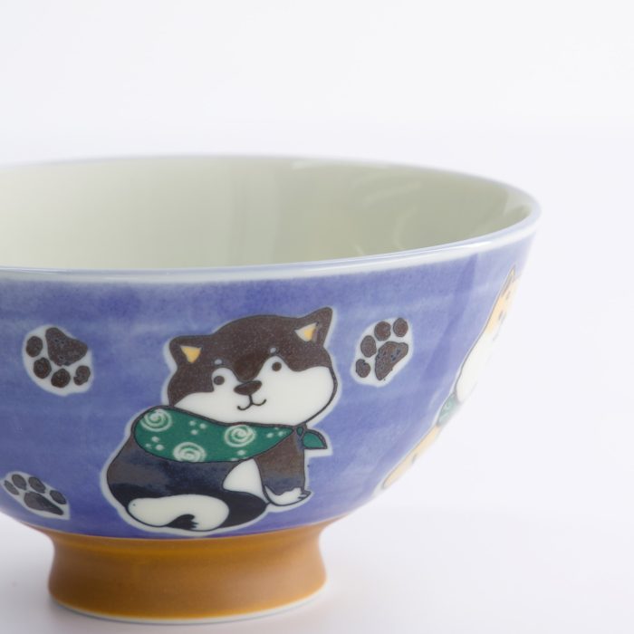 Tokyo Design Studio - Kawaii - Bol à Riz - Multi Shiba-Chien - 11.5x6.3cm - 300ml - Bleu – Image 4