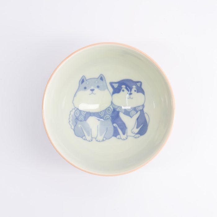 Tokyo Design Studio - Kawaii - Bol à Riz - Multi Shiba-Inu - 11,5x6,3cm - 300ml - Rouge – Image 2