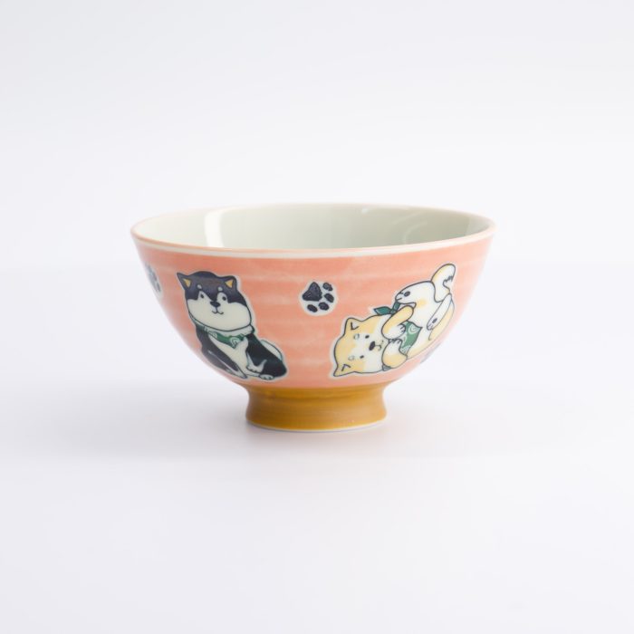 Tokyo Design Studio - Kawaii - Bol à Riz - Multi Shiba-Inu - 11,5x6,3cm - 300ml - Rouge – Image 3
