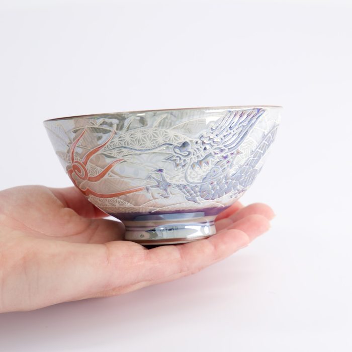 Tokyo Design Studio - Kawaii - Bol à Riz - Dragon Lustre - 11.5x6cm - 300ml - Bleu – Image 5