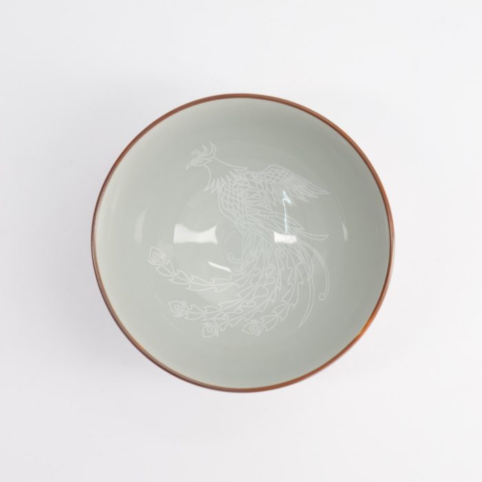 Tokyo Design Studio - Kawaii - Bol à riz - Luster Phoenix - 11,5x6cm - 300ml - Rouge – Image 2