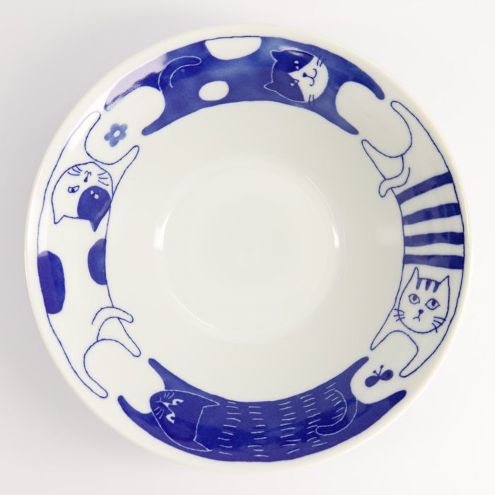Tokyo Design Studio - Neko Maruke - Bol Chat - 20,5x7,5cm - 1100ml – Image 2